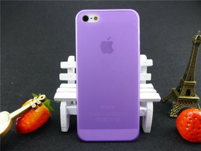 Coque iPhone 5 slim violet